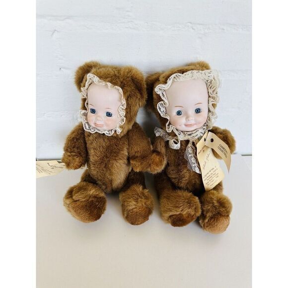 The Original Tear Bear Made Exclusively By Roselie Nelson‎ Set Of 2 See Photos - Picture 1 of 16